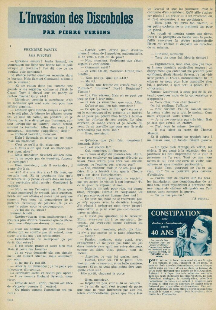 Radio-Télévision, édition du 22 juin 1951